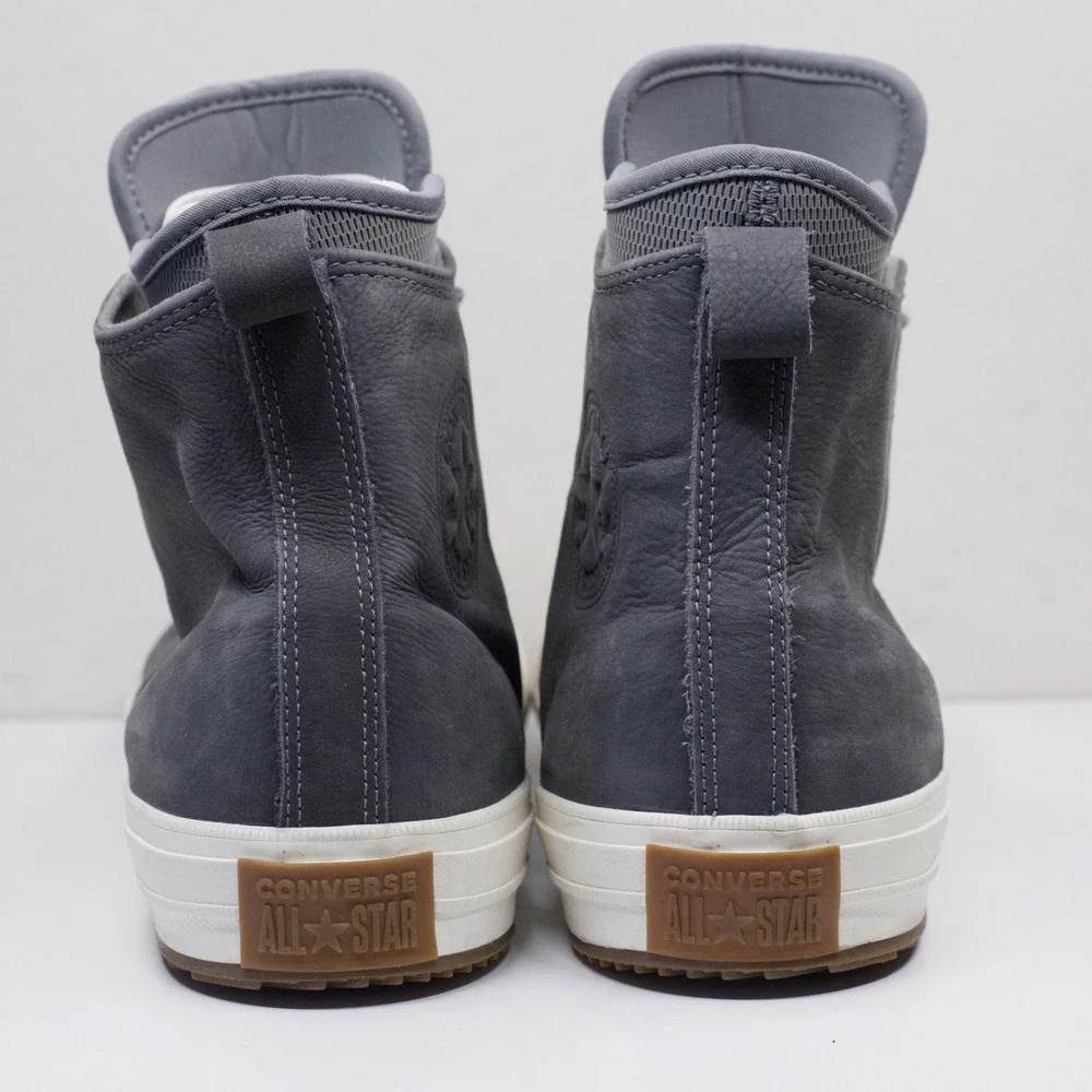 CONVERSE All Star Waterproof Nubuck Leather High Top Boot Sneakers Grey Sz 11.5 - Picture 4 of 8